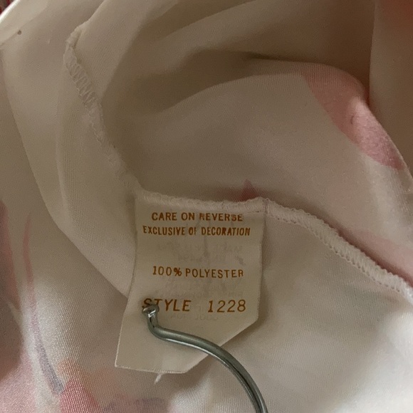 Givenchy intimate Paris VTG 100% polyester long wide robe . USA made - Picture 8 of 8